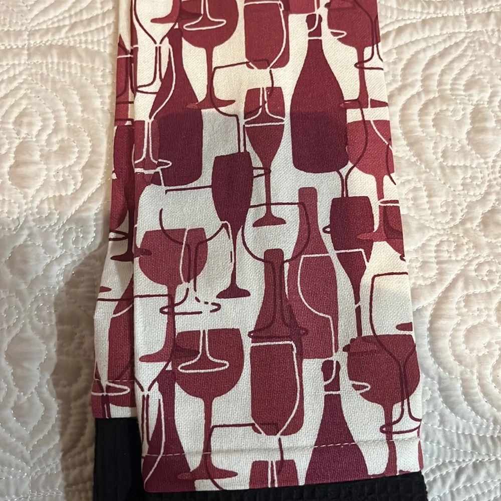 Demdaco Kitchen‎ Boa “OH LOOK, IT’S WINE O’CLOCK”, NWT
